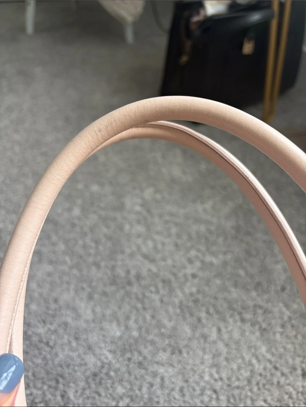 Dolce and Gabbana pale pink tote